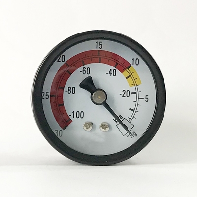Calibre de pressão de vidro do PC axial de alumínio da montagem do calibre de pressão de 100 Kpa