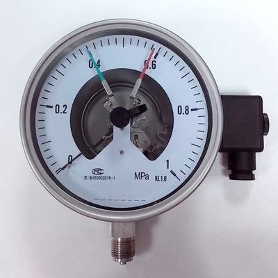 1 pressão inferior da montagem do MPa quilolitro 1,0 calibra o calibre de pressão do vidro de 160mm