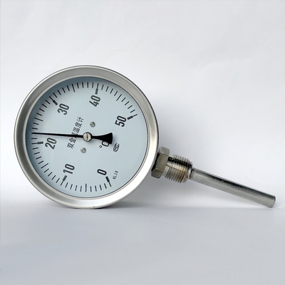 Termômetro do seletor do bimetal do gás 100mm de Ring Stainless Steel Thermometer Oil da baioneta