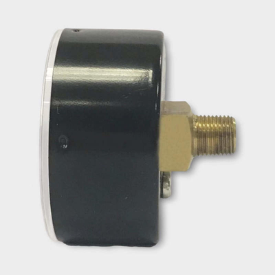 Calibre de pressão montado traseiro 50mm manômetro de 100 libras por polegada quadrada para o sistema de oxigênio