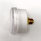 Lente acrílica luminosa médica do ATM 40mm do seletor 30 do calibre de pressão do manômetro de bronze do conector