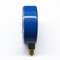 calibre de pressão azul da refrigeração de 80mm manômetro de bronze do condicionador de ar da conexão de 200 libras por polegada quadrada
