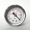 Calibre de pressão de aço inoxidável 50mm do vácuo 0,1 manômetros do vapor do MPa