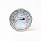 A transferência térmica 100mm que a temperatura do termômetro bimetálico calibra de aço inoxidável